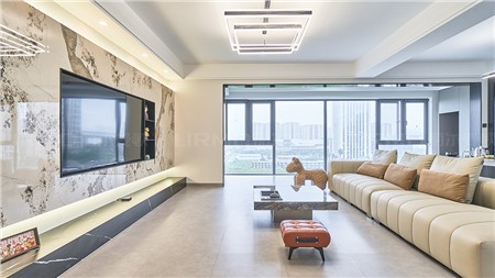 17w打造現(xiàn)代簡約風(fēng)格的家133m² | 麗爾曼頓全房全屋整裝
